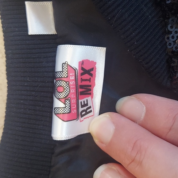 Girls LOL Doll Sequins Jacket Size 7/8 - Picture 4 of 7